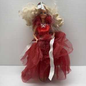 1988 Mattel #1703 Happy Holidays Special Edition Barbie Rare Collector's Item